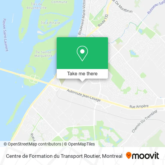 Centre de Formation du Transport Routier map