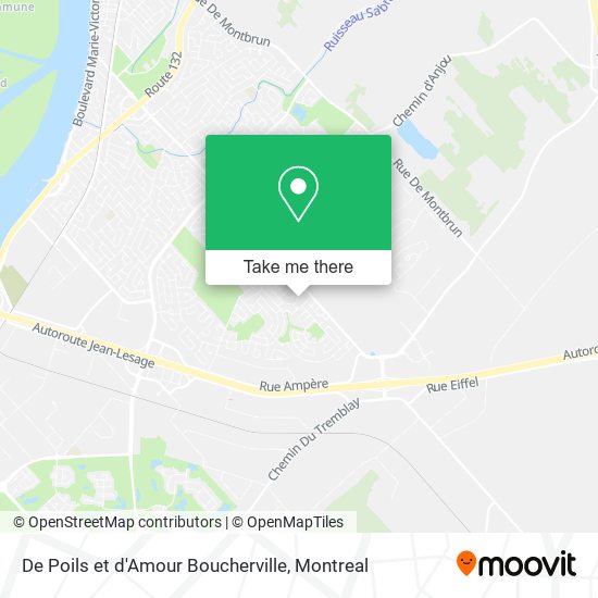 De Poils et d'Amour Boucherville map