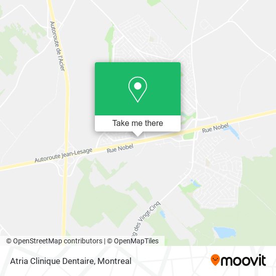 Atria Clinique Dentaire map