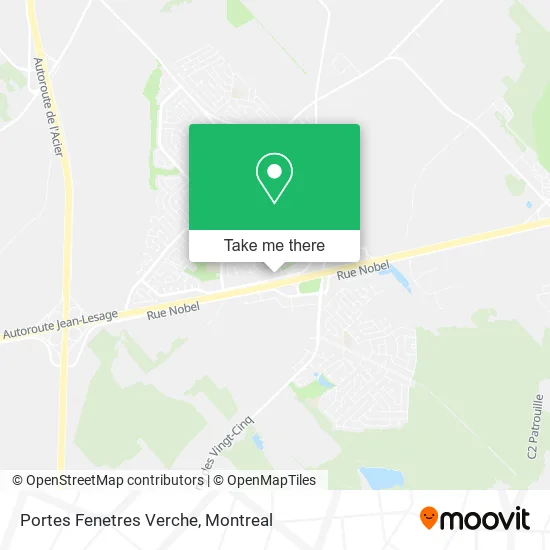 Portes Fenetres Verche map