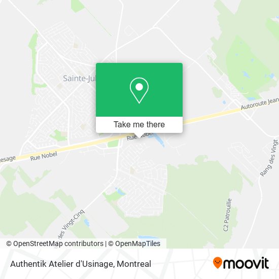 Authentik Atelier d'Usinage map