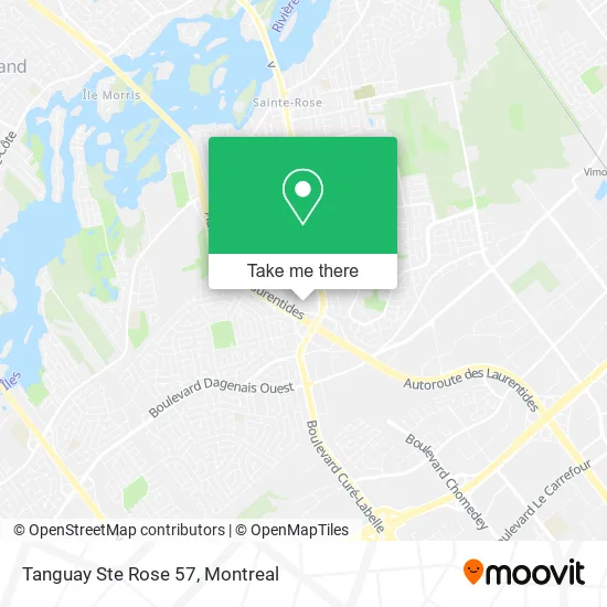 Tanguay Ste Rose 57 map