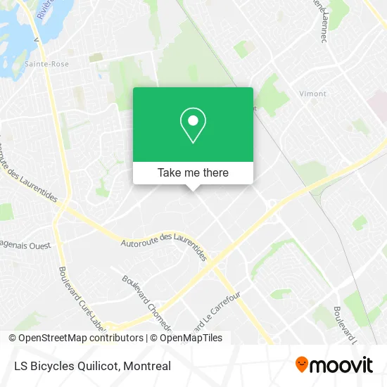 LS Bicycles Quilicot map