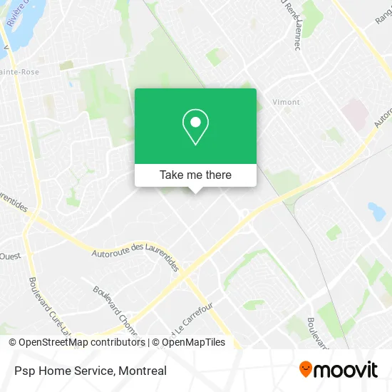 Psp Home Service map