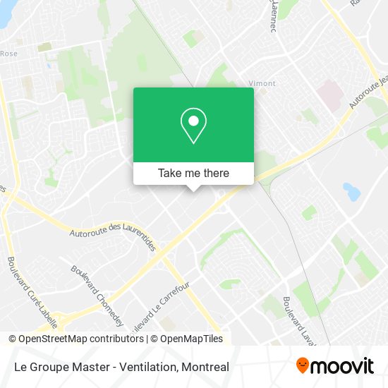 Le Groupe Master - Ventilation map