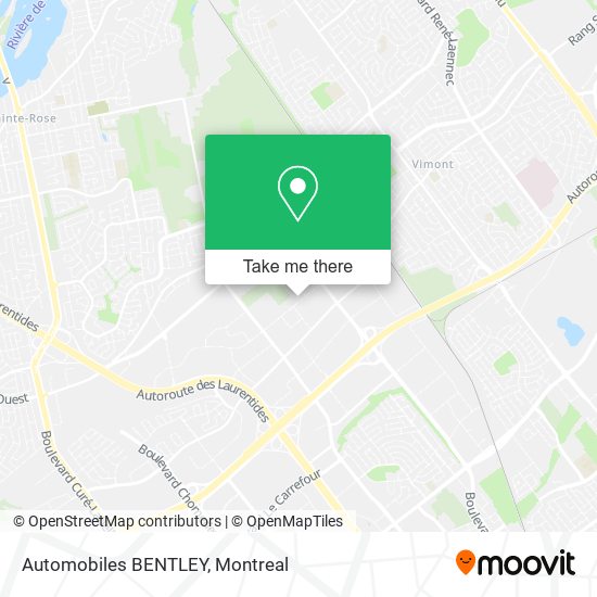 Automobiles BENTLEY map