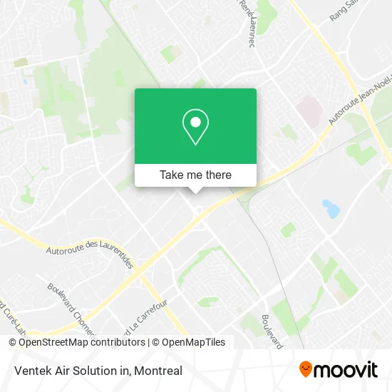 Ventek Air Solution in map