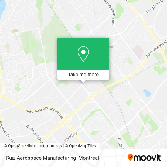 Ruiz Aerospace Manufacturing map