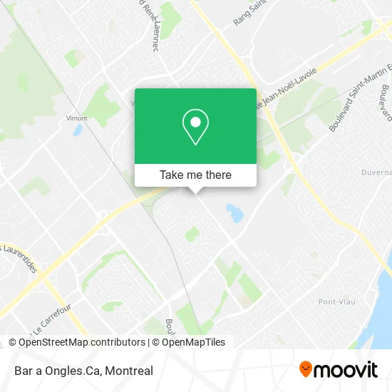Bar a Ongles.Ca map