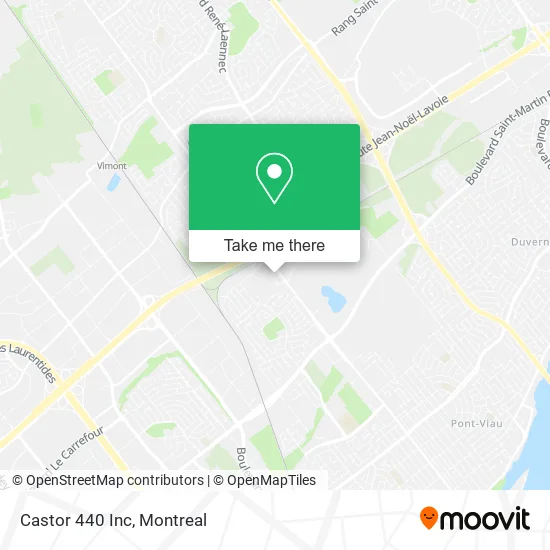 Castor 440 Inc map