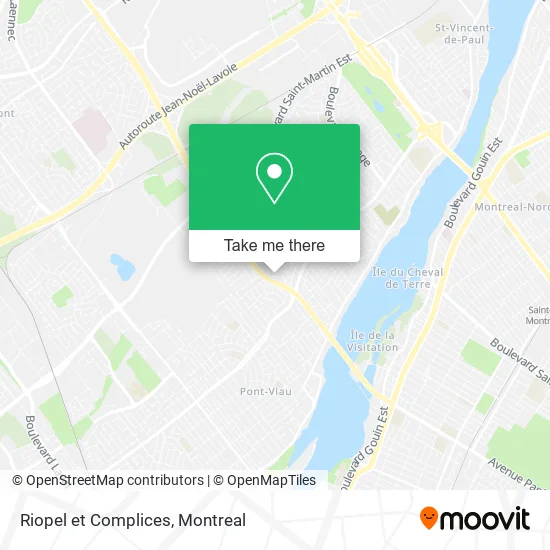 Riopel et Complices map