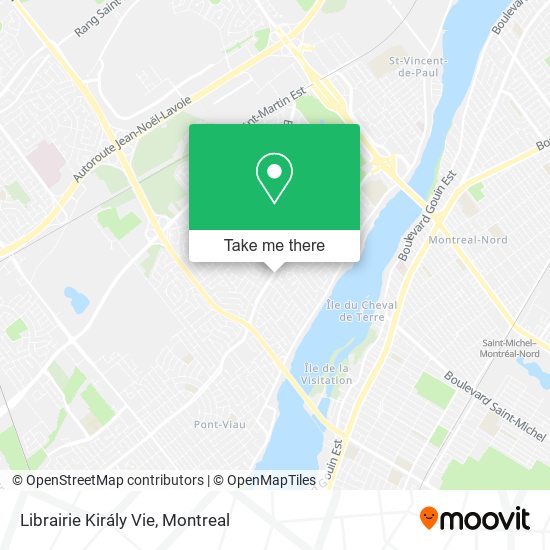 Librairie Király Vie map