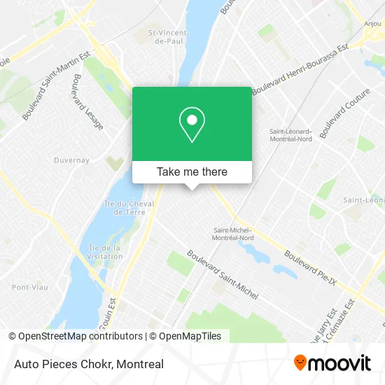Auto Pieces Chokr map