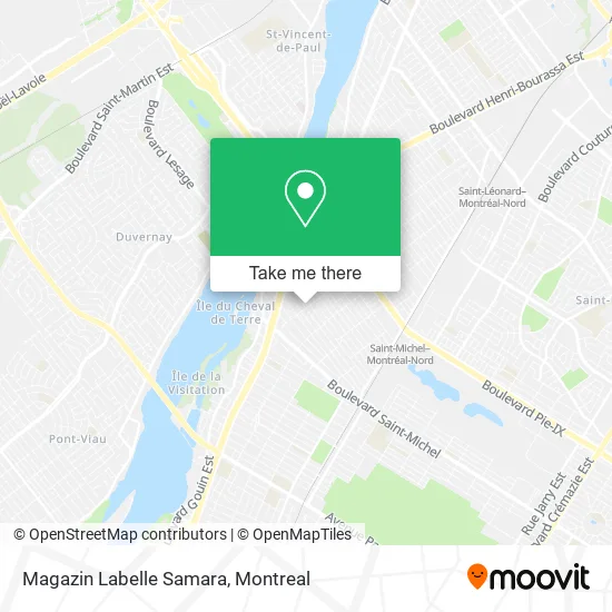 Magazin Labelle Samara map