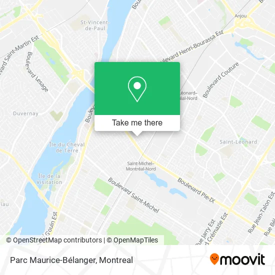 Parc Maurice-Bélanger map