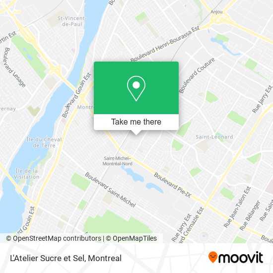 L'Atelier Sucre et Sel map