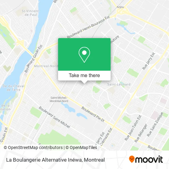 La Boulangerie Alternative Inéwa map