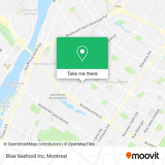 Blue Seafood Inc map