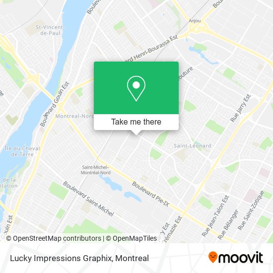 Lucky Impressions Graphix map