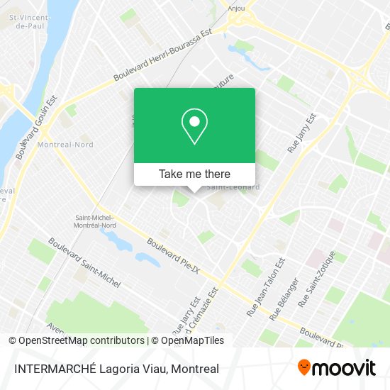 INTERMARCHÉ Lagoria Viau map