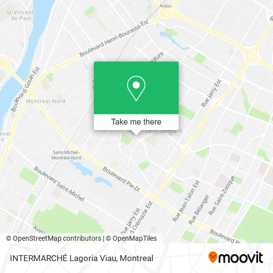 INTERMARCHÉ Lagoria Viau map