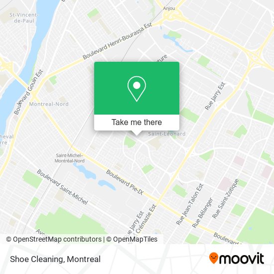 Shoe Cleaning map