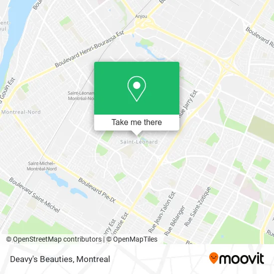 Deavy's Beauties map