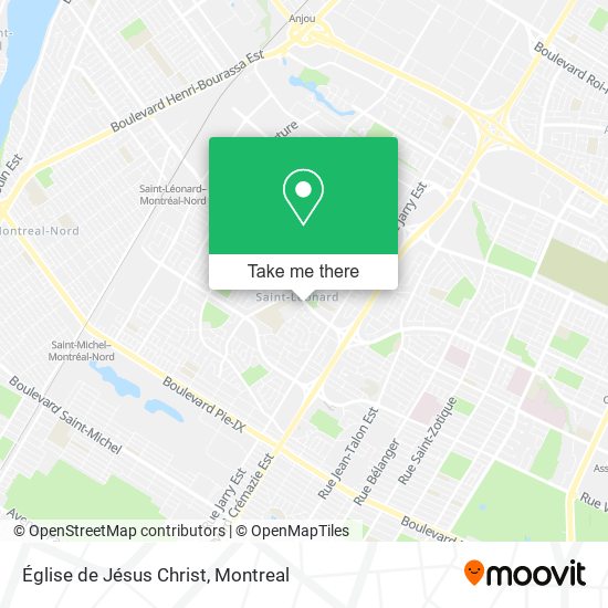 Église de Jésus Christ map