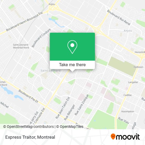 Express Traitor map