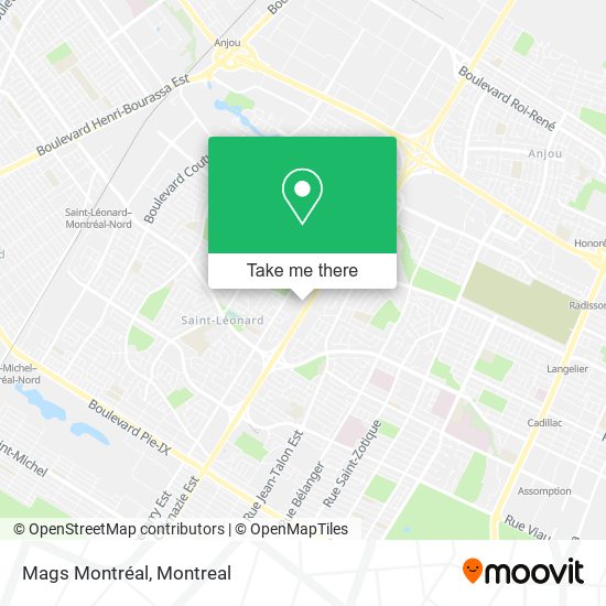 Mags Montréal map