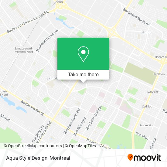 Aqua Style Design map
