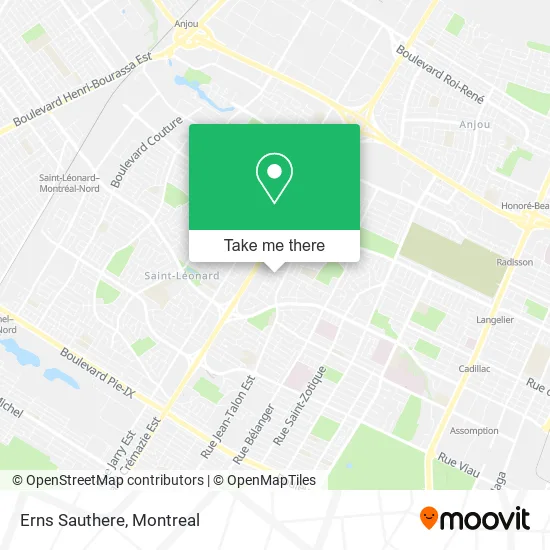 Erns Sauthere map