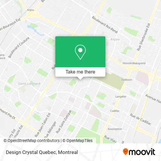 Design Crystal Quebec map