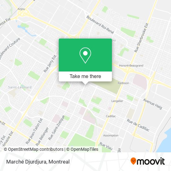 Marché Djurdjura map