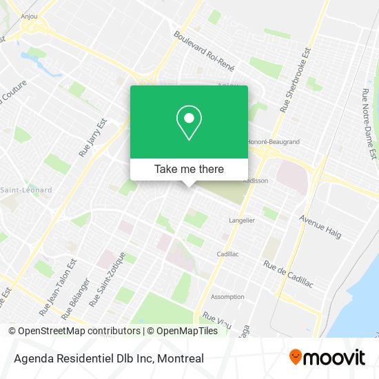 Agenda Residentiel Dlb Inc map