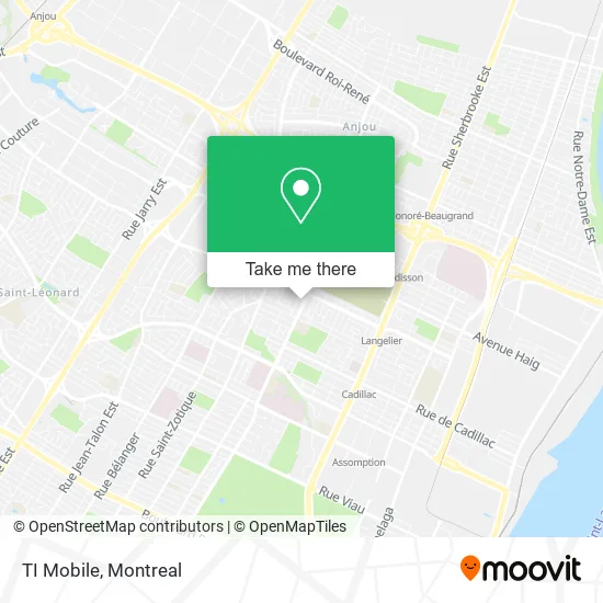 TI Mobile map