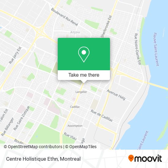 Centre Holistique Ethn map