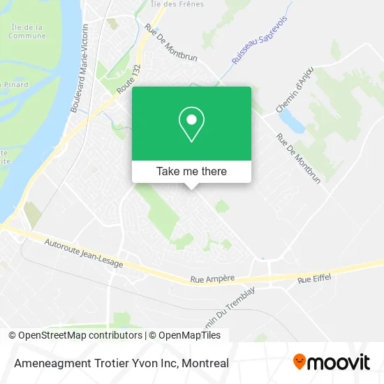 Ameneagment Trotier Yvon Inc map