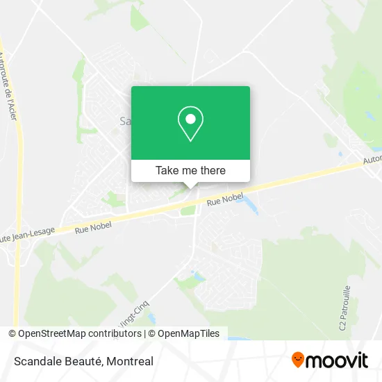 Scandale Beauté map