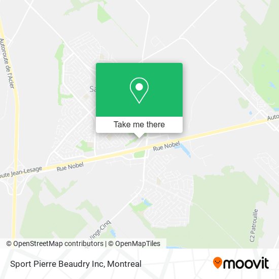 Sport Pierre Beaudry Inc map