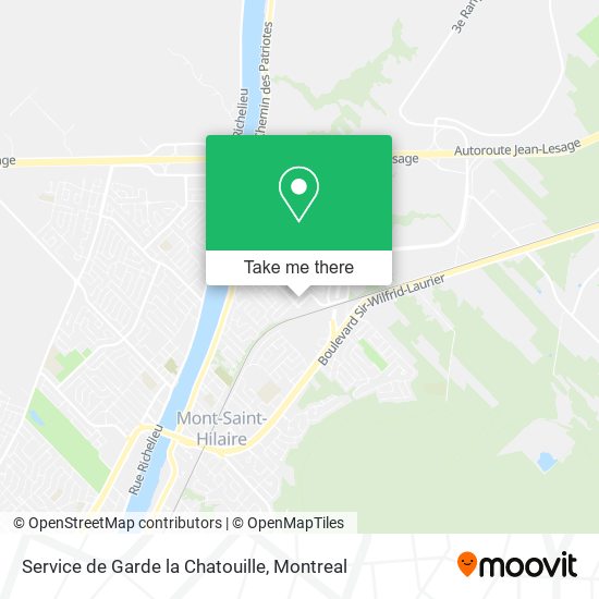 Service de Garde la Chatouille map