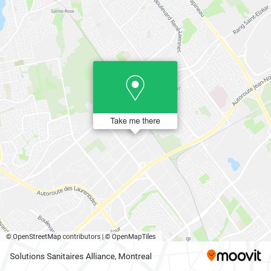 Solutions Sanitaires Alliance map