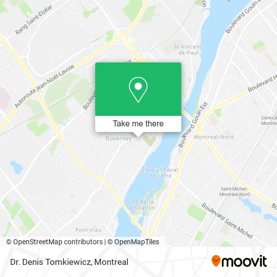 Dr. Denis Tomkiewicz map