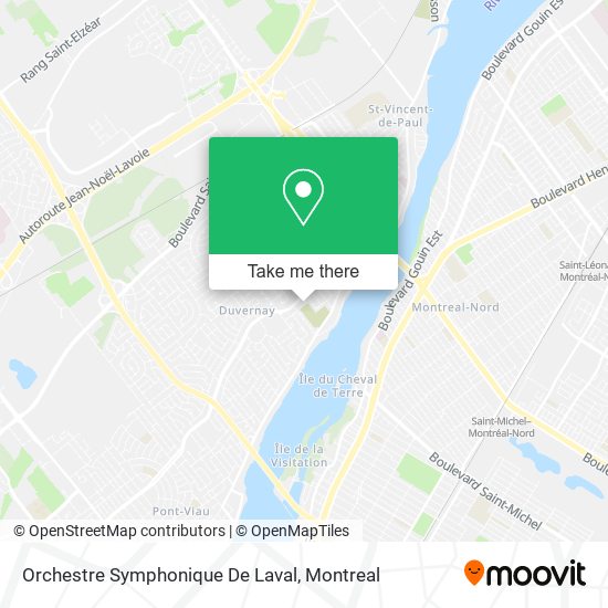 Orchestre Symphonique De Laval map