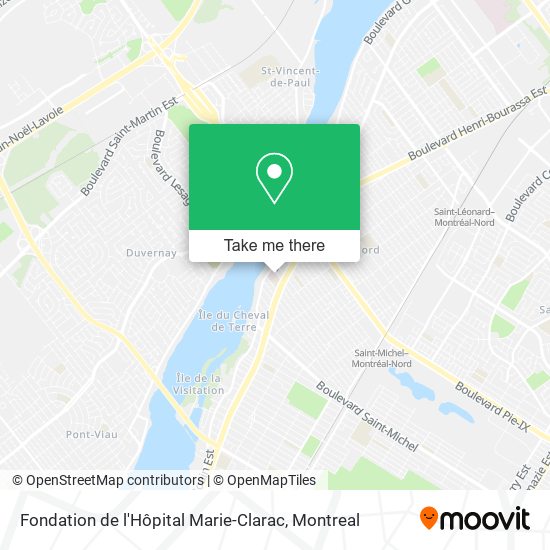 Fondation de l'Hôpital Marie-Clarac map