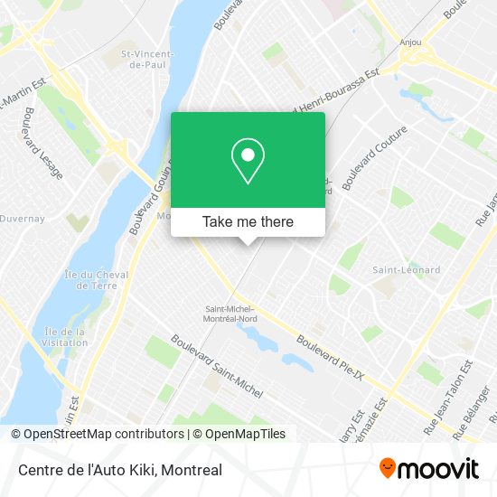 Centre de l'Auto Kiki map