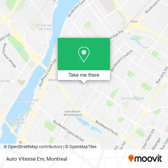 Auto Vitesse Enr map