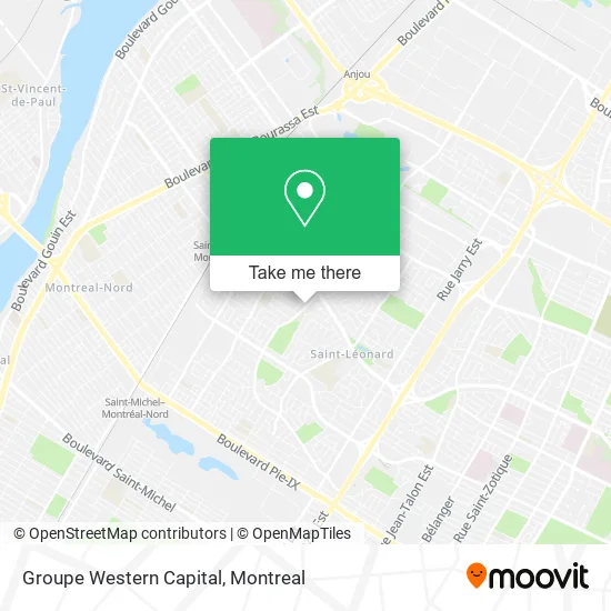 Groupe Western Capital map