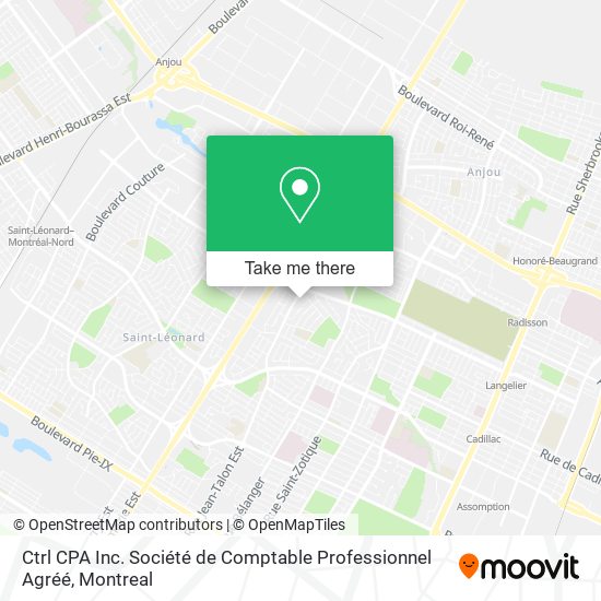 Ctrl CPA Inc. Société de Comptable Professionnel Agréé map