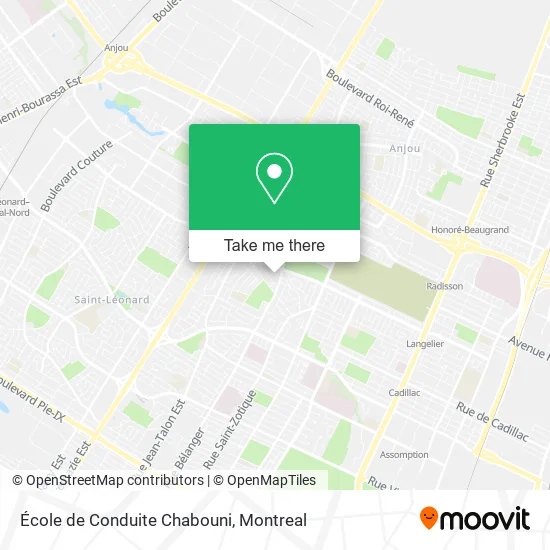 École de Conduite Chabouni map